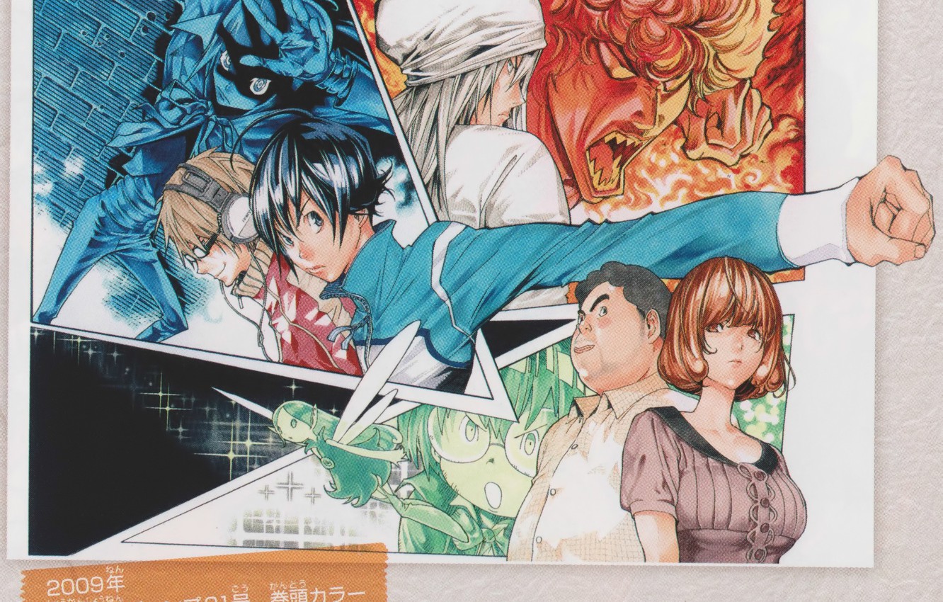 Photo Wallpaper Headphones, Glasses, Drawings, Manga, - Bakuman Mashiro And Takagi , HD Wallpaper & Backgrounds