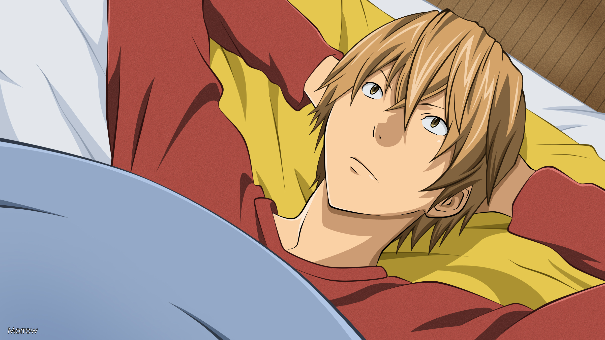 Anime, Morrow, Bakuman。, Takagi Akito, Futon, Fanart, , HD Wallpaper & Backgrounds