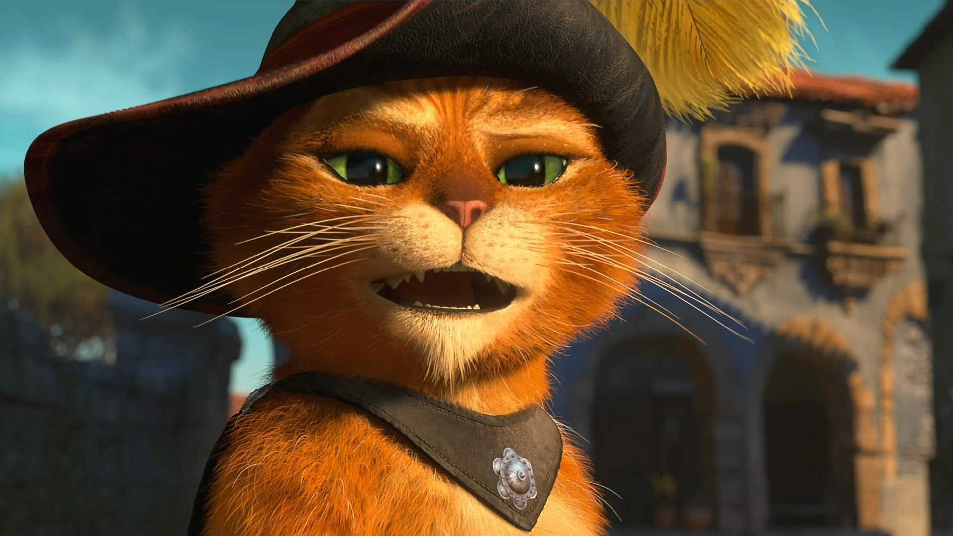 Puss In Boots Voiced By Antonio Banderas - Puss In Boots Hd , HD Wallpaper & Backgrounds