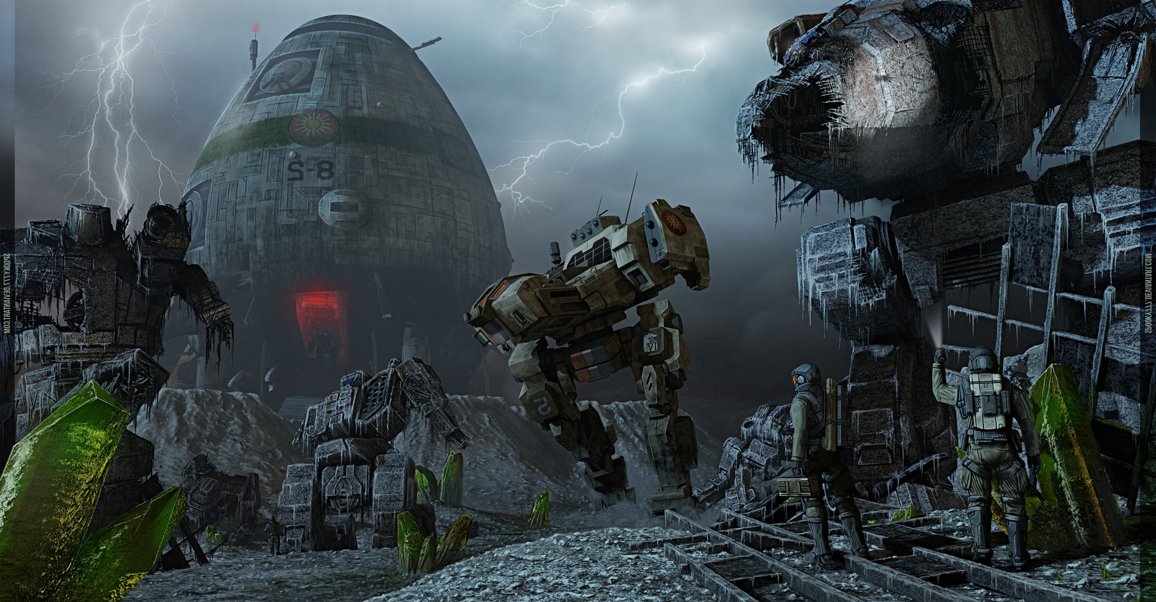 Mechwarrior Video Games Wallpaper And Background - Pc Game , HD Wallpaper & Backgrounds