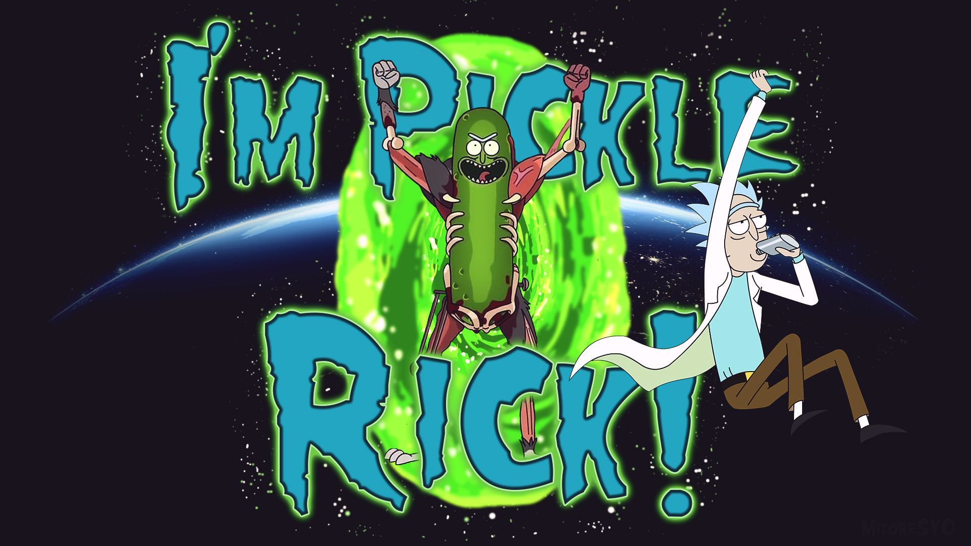 Pickle Rick , HD Wallpaper & Backgrounds