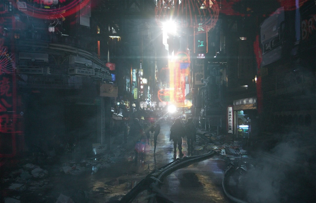 #cyberpunk Wallpaper - Sci Fi City Street , HD Wallpaper & Backgrounds