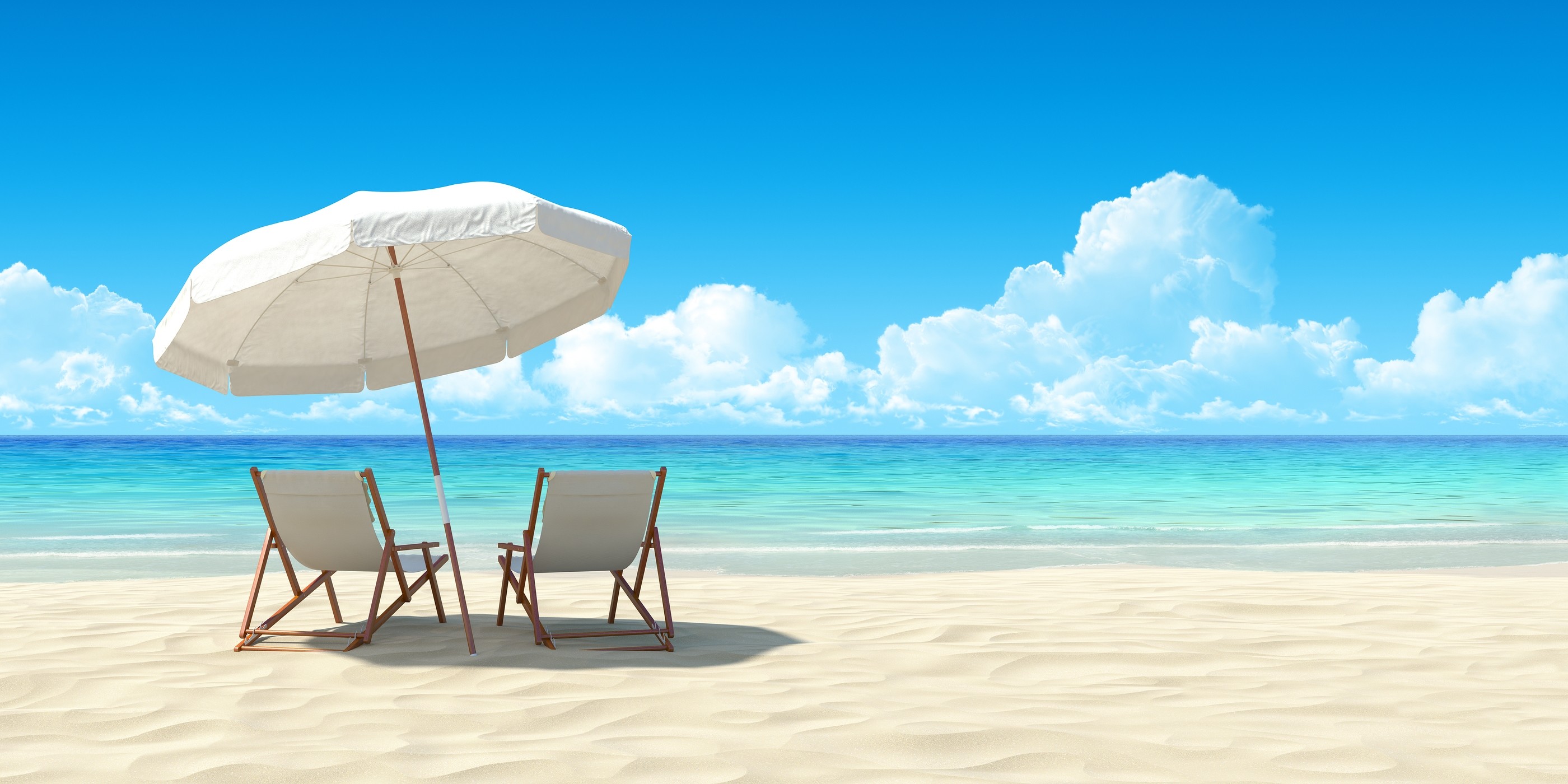 Beach Chairs Hd Desktop Wallpaper Widescreen High Definition - Enjoy Your Beach Vacation , HD Wallpaper & Backgrounds