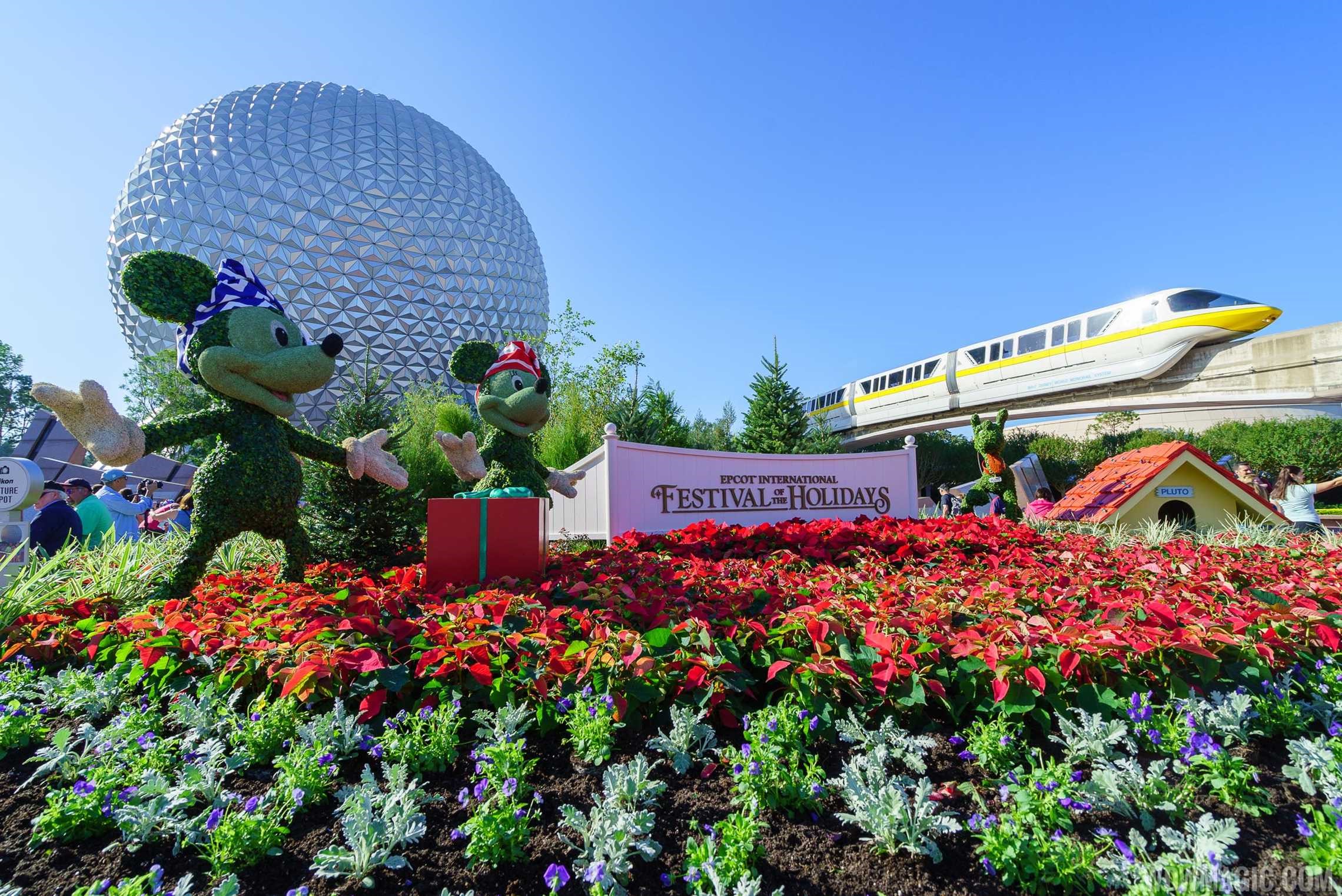 Epcot Beautiful Theme Park For Travel In Florida Wallpaper - Epcot Festival Of The Holidays , HD Wallpaper & Backgrounds