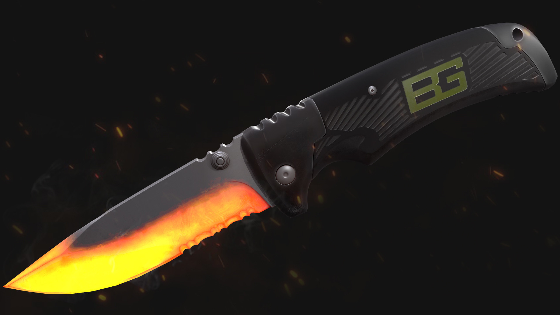 Custom Bear Grylls' Knife - Utility Knife , HD Wallpaper & Backgrounds