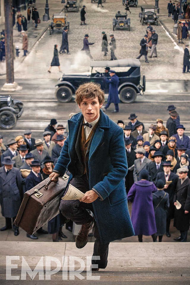 Newt Scamander Обои With A Business Suit And A Улица, - Fantastic Beasts And Where To Find Them , HD Wallpaper & Backgrounds