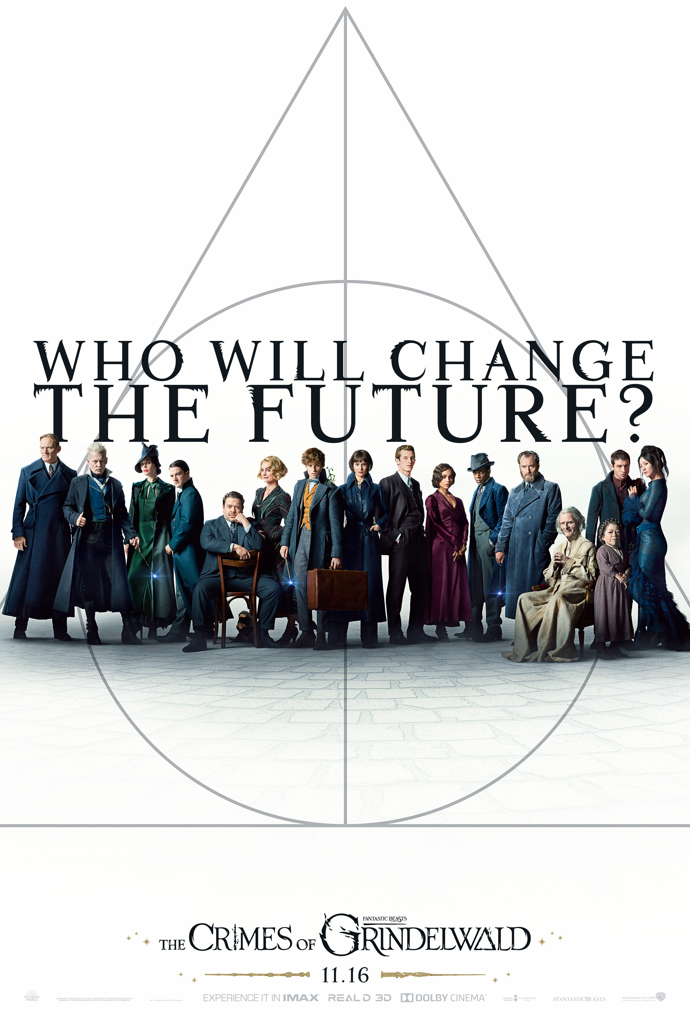 Brand New Images And Artwork For Fantastic Beasts - Crimes Of Grindelwald Poster , HD Wallpaper & Backgrounds