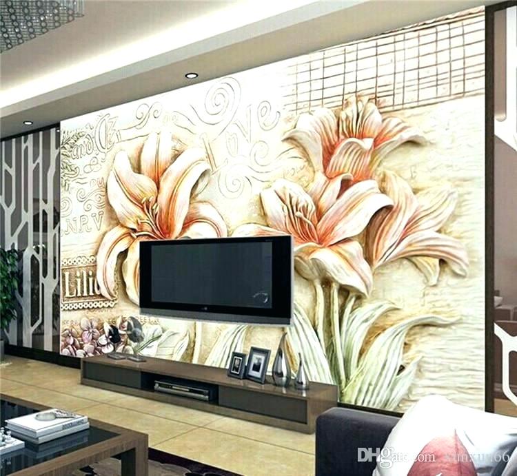 Bedroom Stereo Wallpapers In Living Room Seamless Large - Relief Decor Custom Chinese Wallpaper 3d , HD Wallpaper & Backgrounds