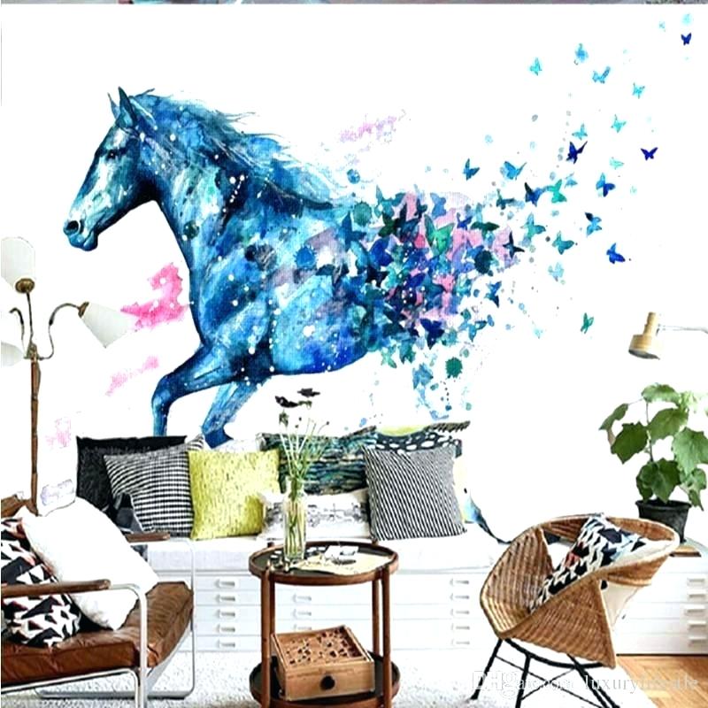 Horse Wallpaper For Bedrooms Horse Wallpaper For Bedroom - Beautiful Drawing Of Horse , HD Wallpaper & Backgrounds