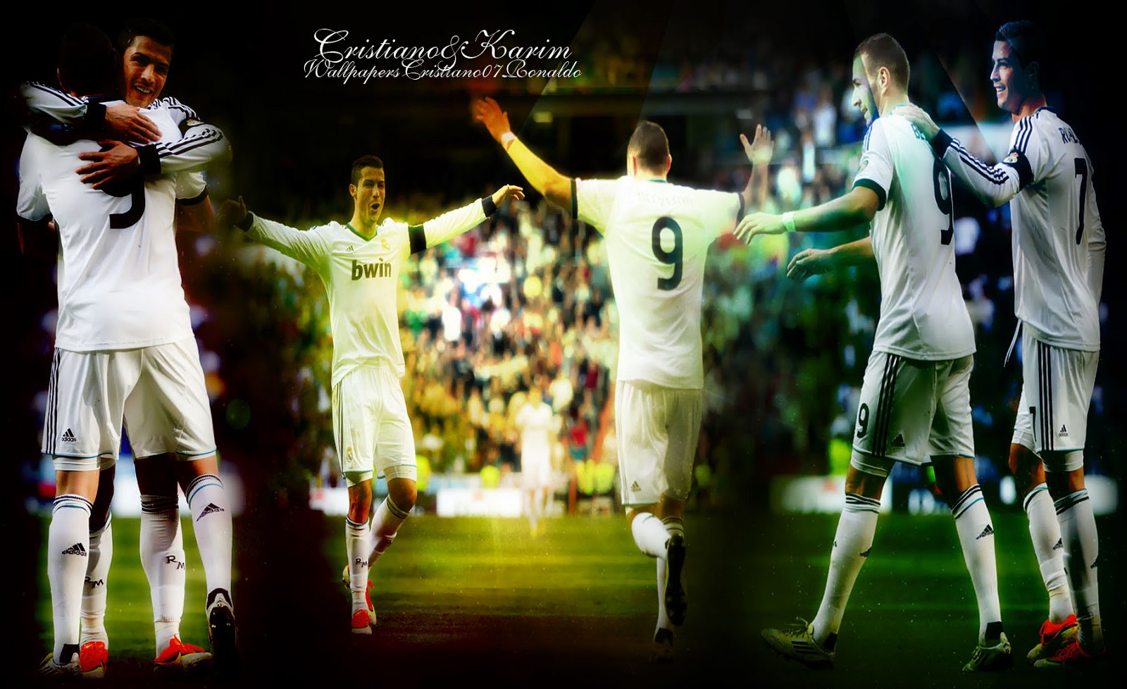 Ronaldo Karim Benzema Wallpaper Hd Real Madrid Football - Player , HD Wallpaper & Backgrounds