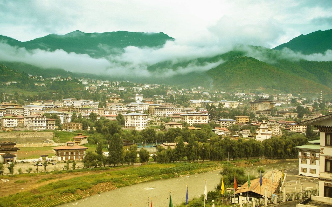 Thimphu Kingdom Bhutan Buddhism Mysterious Religious - Mount Scenery , HD Wallpaper & Backgrounds