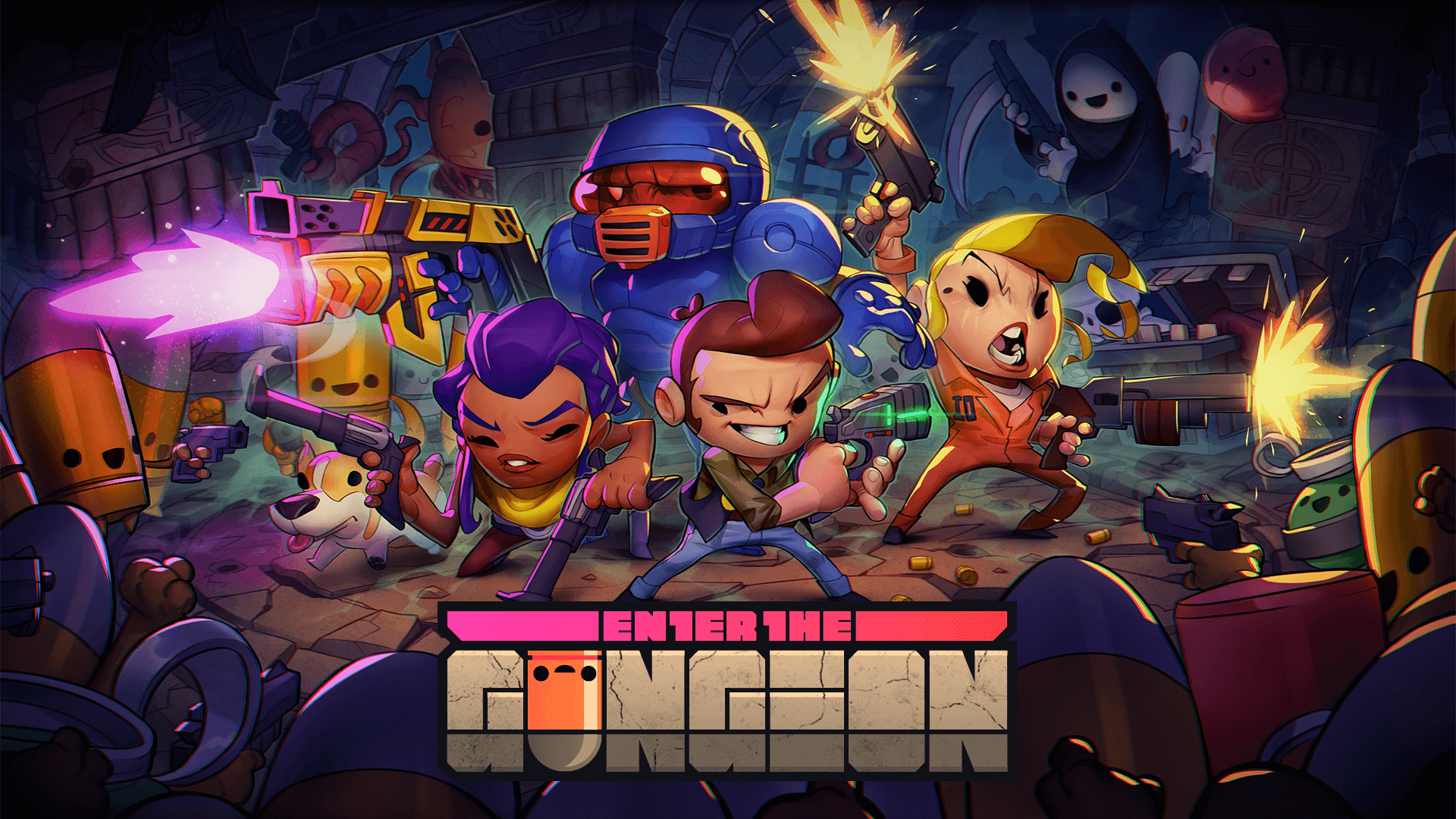 Enter The Gungeon Hd Wallpapers - Enter The Gungeon Farewell To Arms , HD Wallpaper & Backgrounds