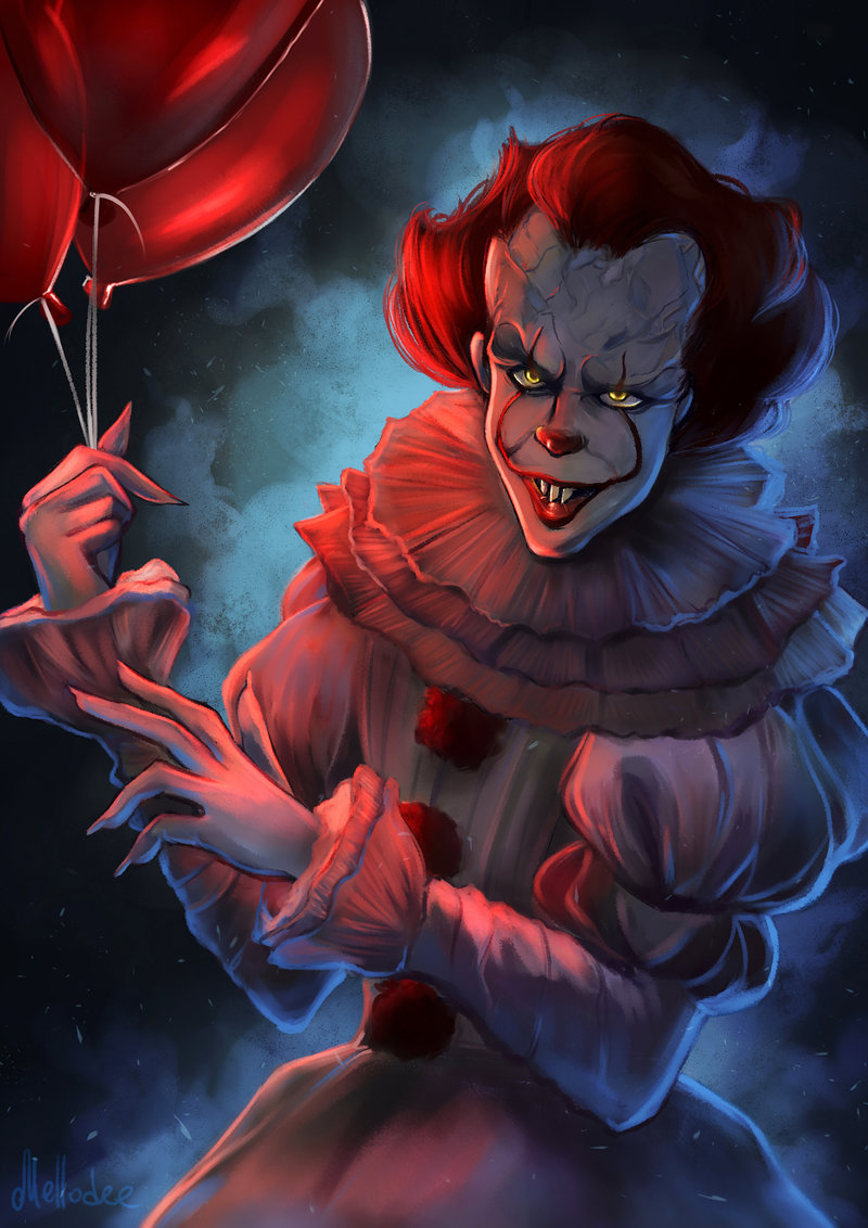 Pennywise Wallpapers Phone - Pennywise The Clown Artwork 2017 , HD Wallpaper & Backgrounds