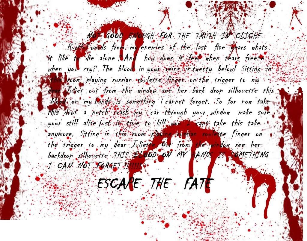 Escape The Fate - Am Human Escape The Fate Lyrics , HD Wallpaper & Backgrounds