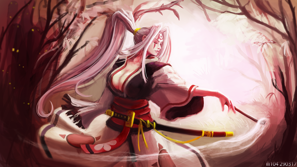 Baiken By Ili104-db3xvpa - Baiken Guilty Gear Heart , HD Wallpaper & Backgrounds