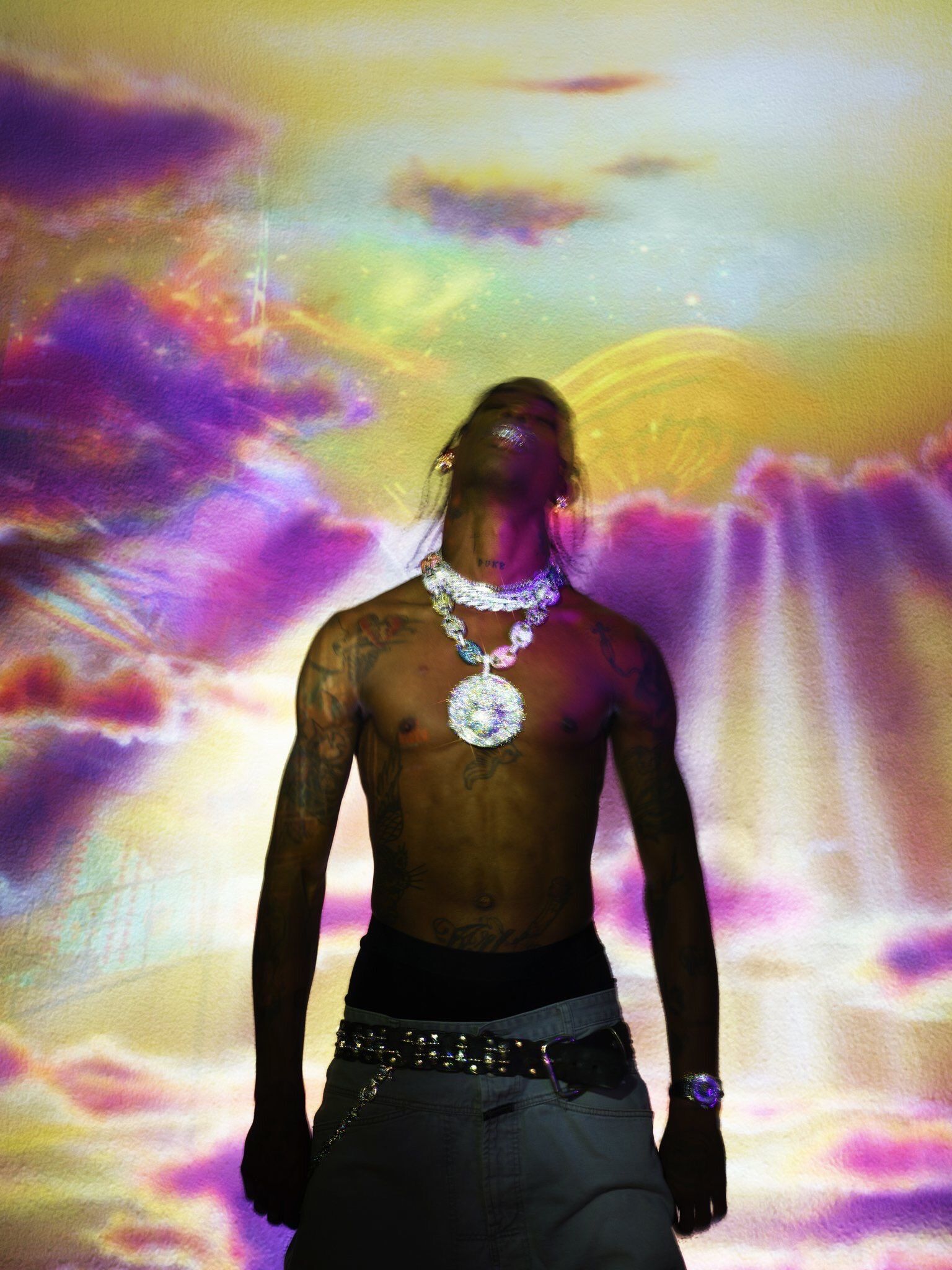 Travis Scott Travis Scott Rodeo, Travis Scott Concert, - Travis Scott David Lachapelle , HD Wallpaper & Backgrounds