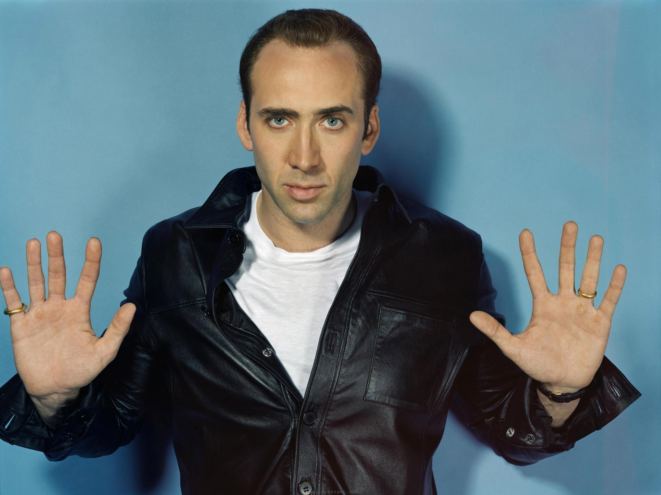 Nicolas Cage In A Leather Jacket Wallpapers And Images - Nicolas Cage High Resolution , HD Wallpaper & Backgrounds