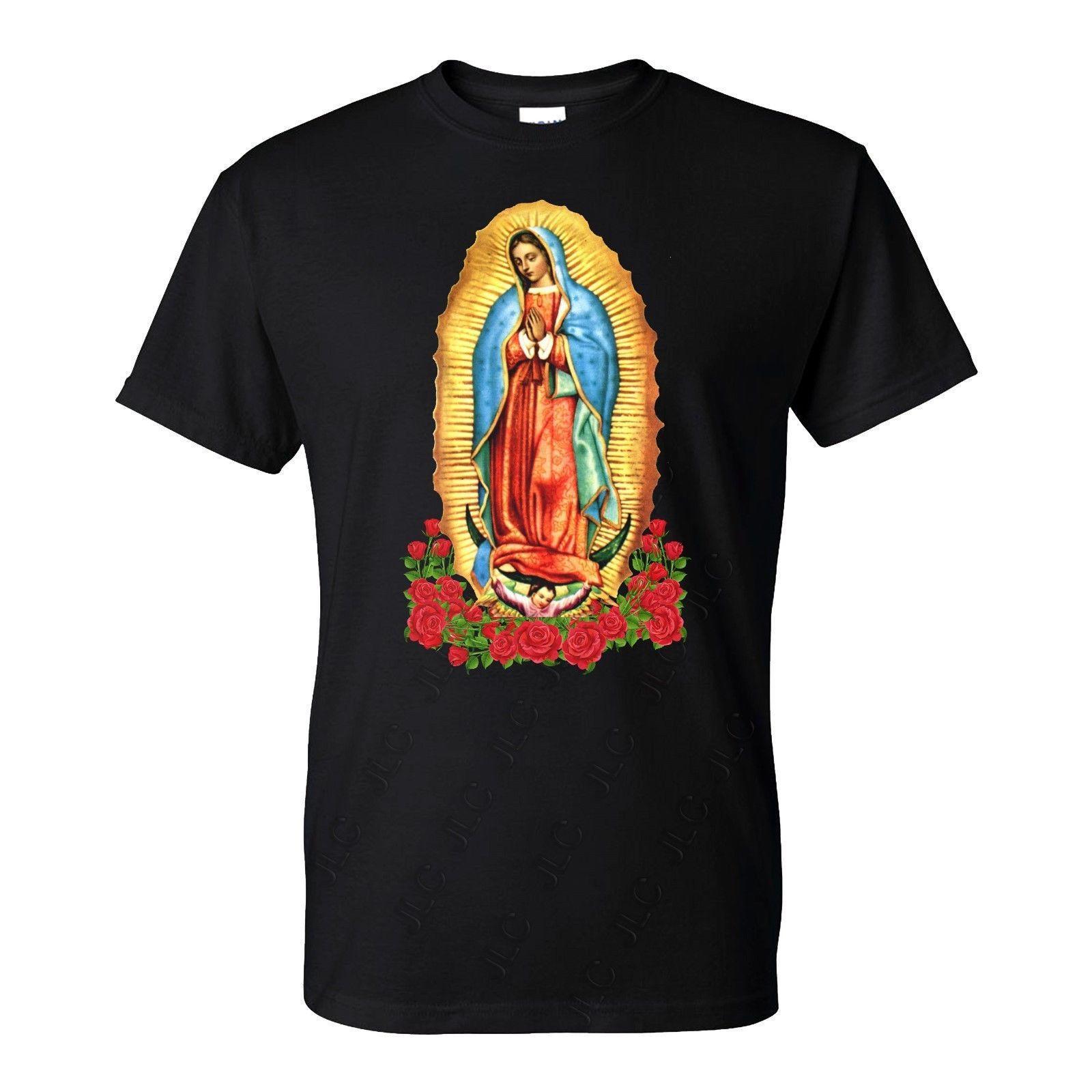 Virgen De Guadalupe Black T Shirt Sizes S 4xl Ready - Virgen De Guadalupe Shirt , HD Wallpaper & Backgrounds