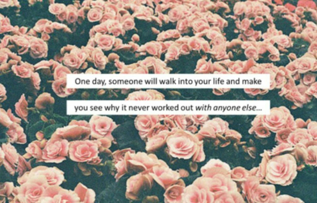 Hope, Wallpaper Quotes, Believe, Flowers, One Day, - Floral Background Tumblr Quotes , HD Wallpaper & Backgrounds