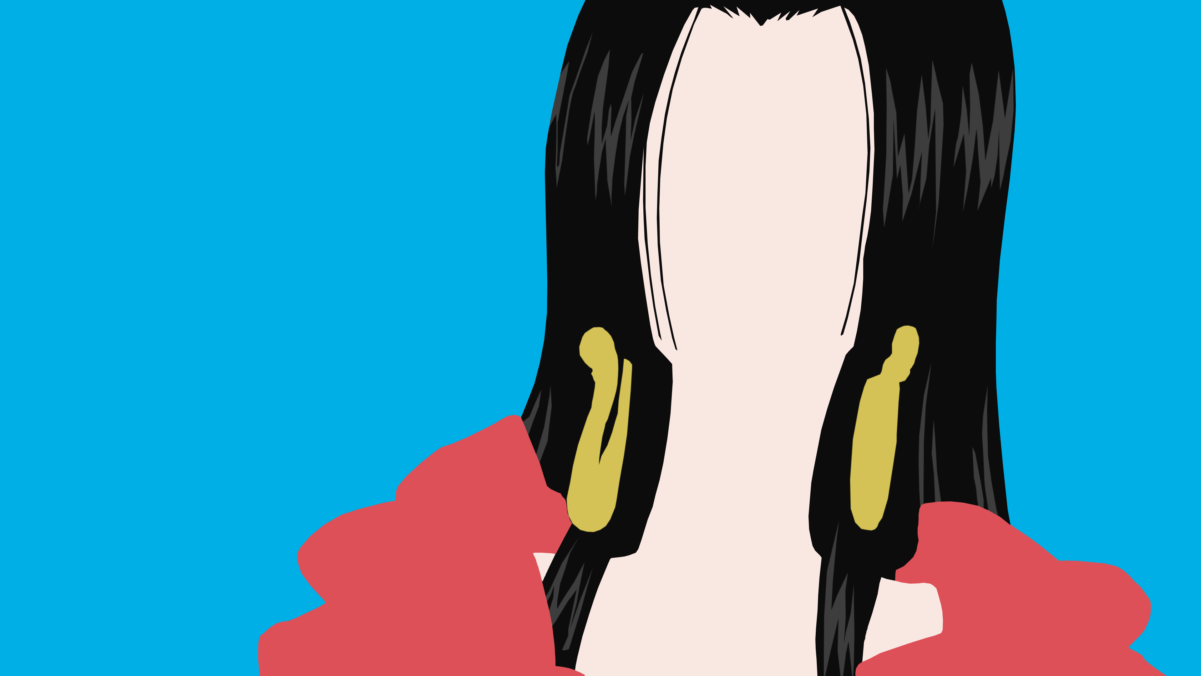 Boa Hancock One Piece Minimalist - Hancock One Piece Hd , HD Wallpaper & Backgrounds