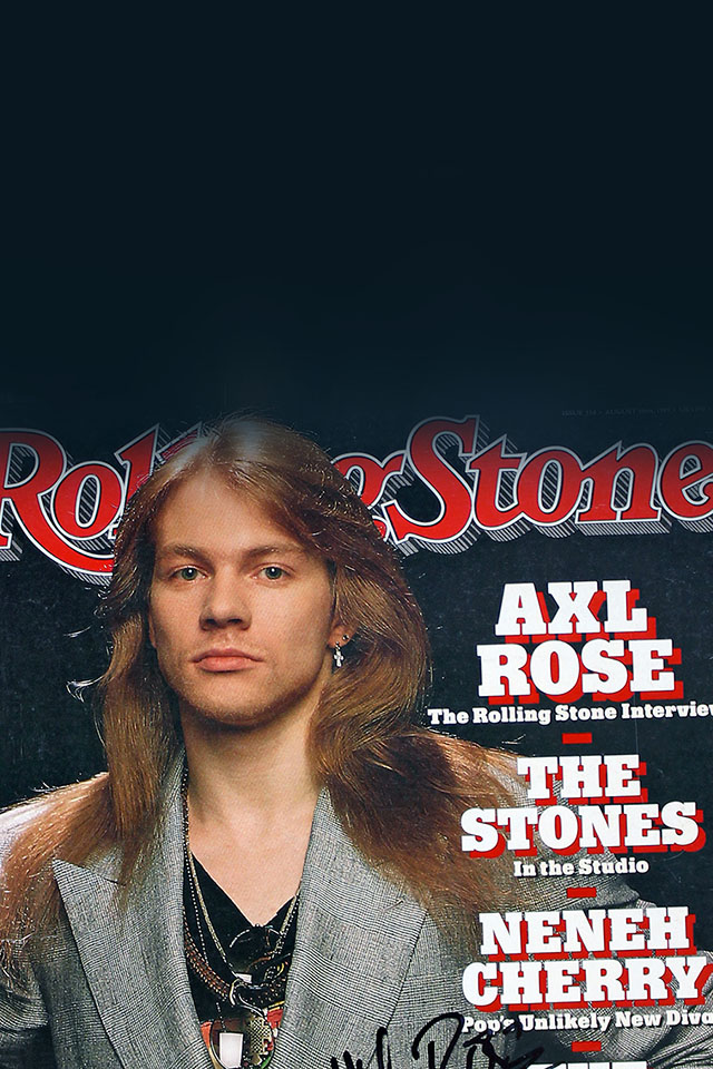 Com Apple Wallpaper Axl Rose Rollingstone Iphone4 - Axl Rose , HD Wallpaper & Backgrounds