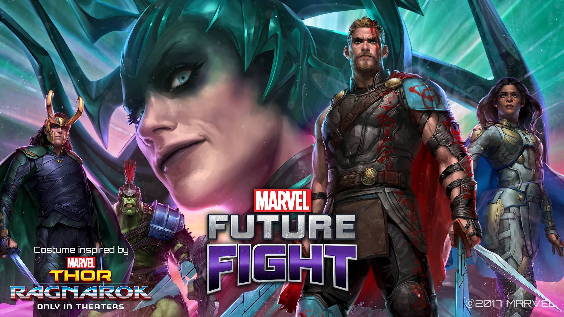 Marvel Future Fight Hd Wallpaper - Marvel Future Fight Thor Ragnarok , HD Wallpaper & Backgrounds