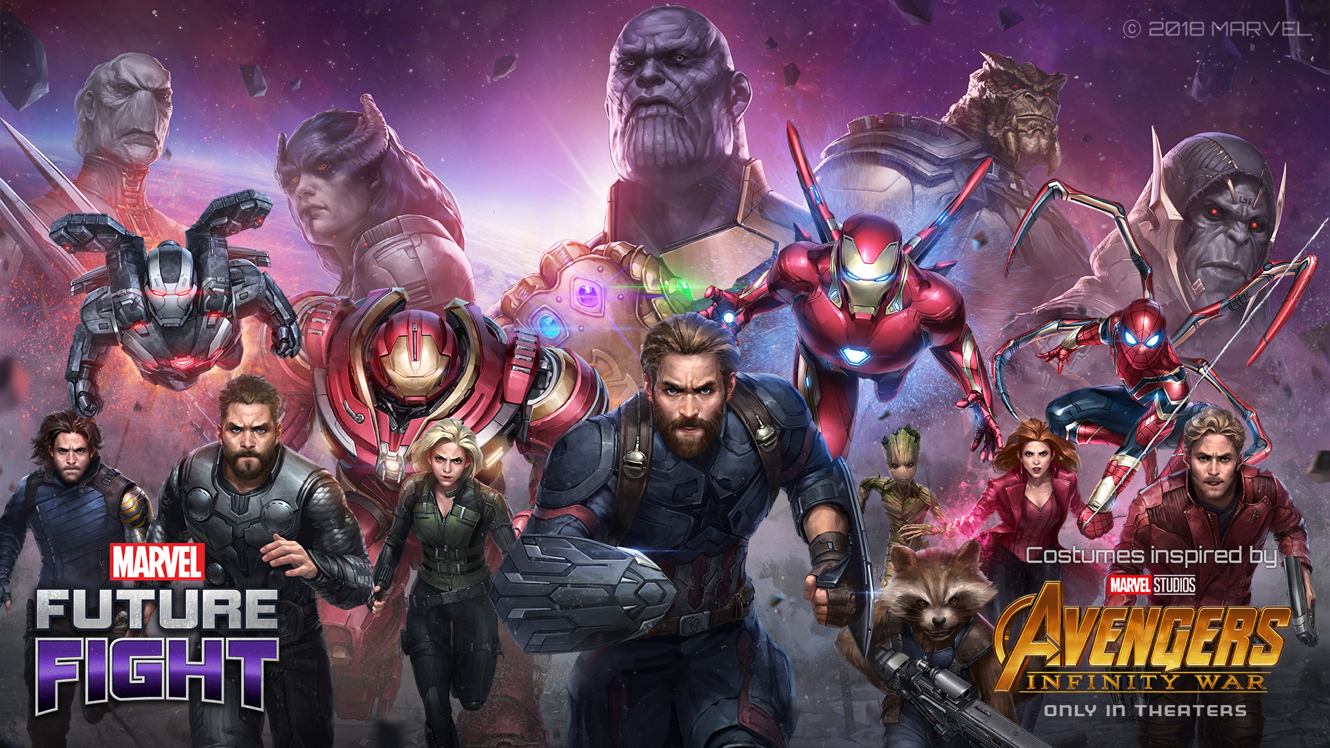 Sexier Version - Marvel Future Fight Infinity War , HD Wallpaper & Backgrounds