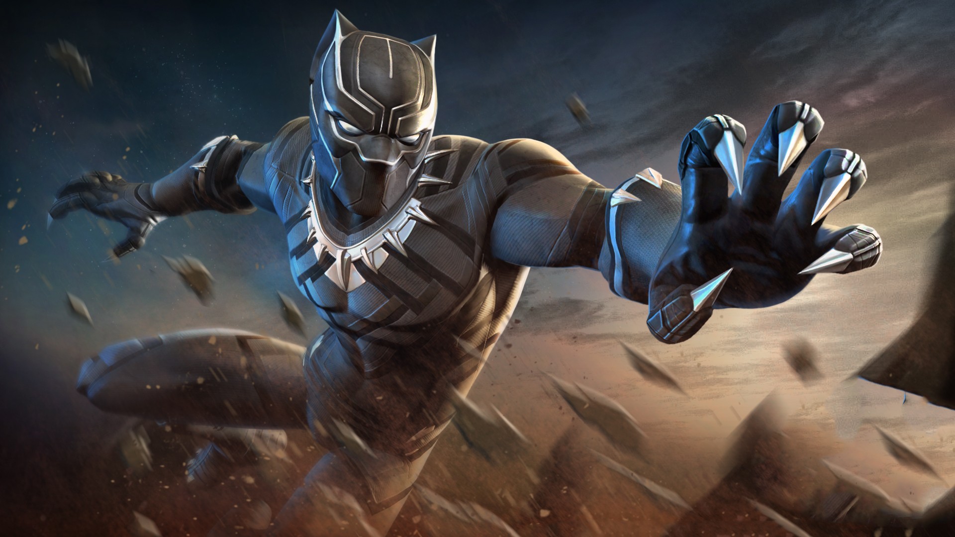 Black Panther Marvel Contest Of Champions - Black Panther Wallpaper 4k , HD Wallpaper & Backgrounds