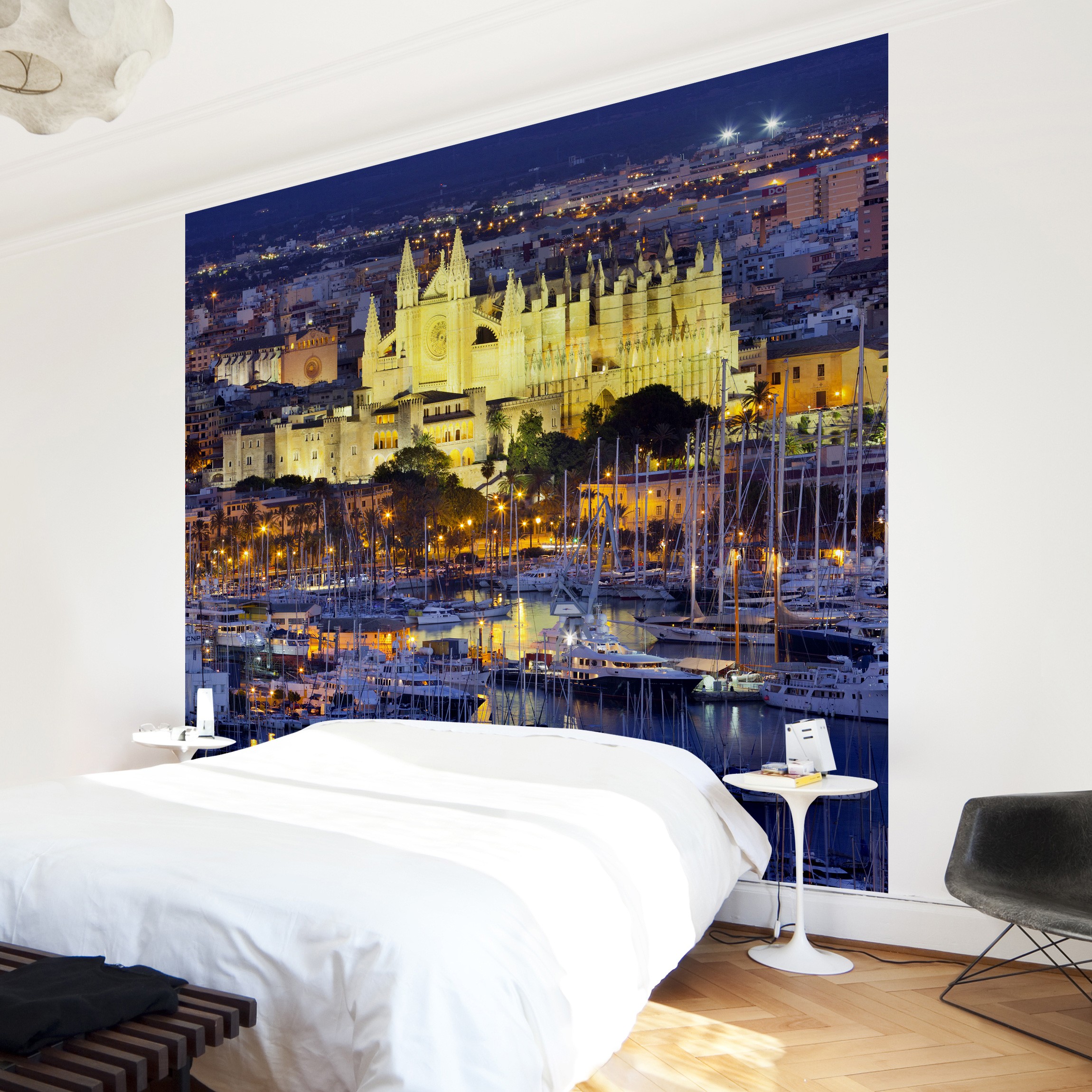 Vliestapete Premium Palma De Mallorca City Skyli 1 - 4 Mur Papier Peint Galaxi , HD Wallpaper & Backgrounds