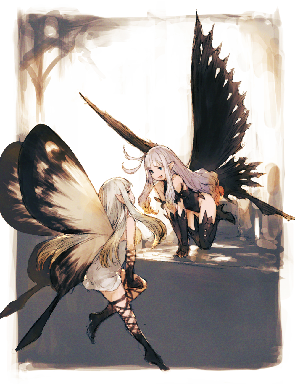 Danbooru - Bravely Default Airy And Anne , HD Wallpaper & Backgrounds