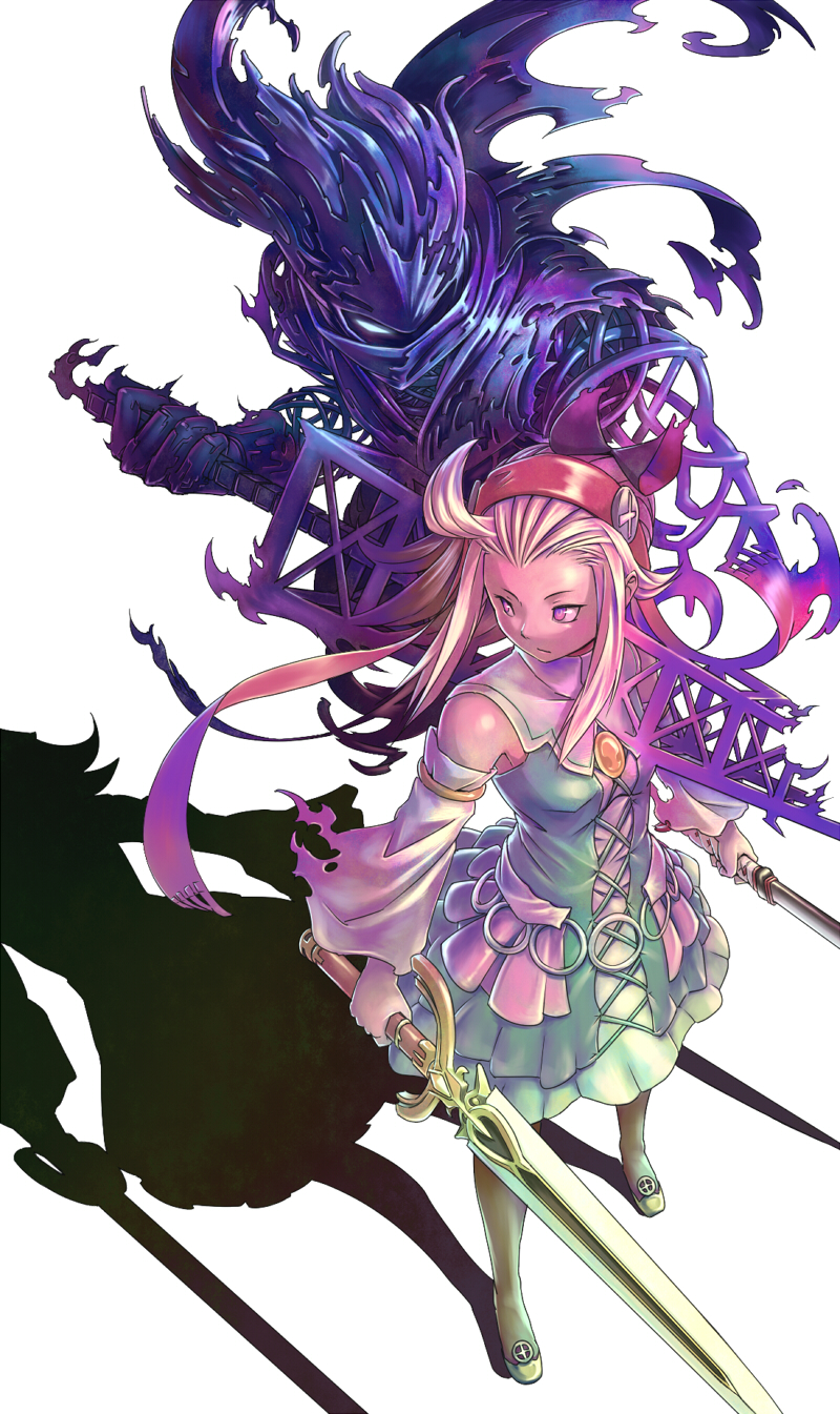 Edea Lee And Susanoo Drawn By Imosen - Bravely Second Fan Art , HD Wallpaper & Backgrounds