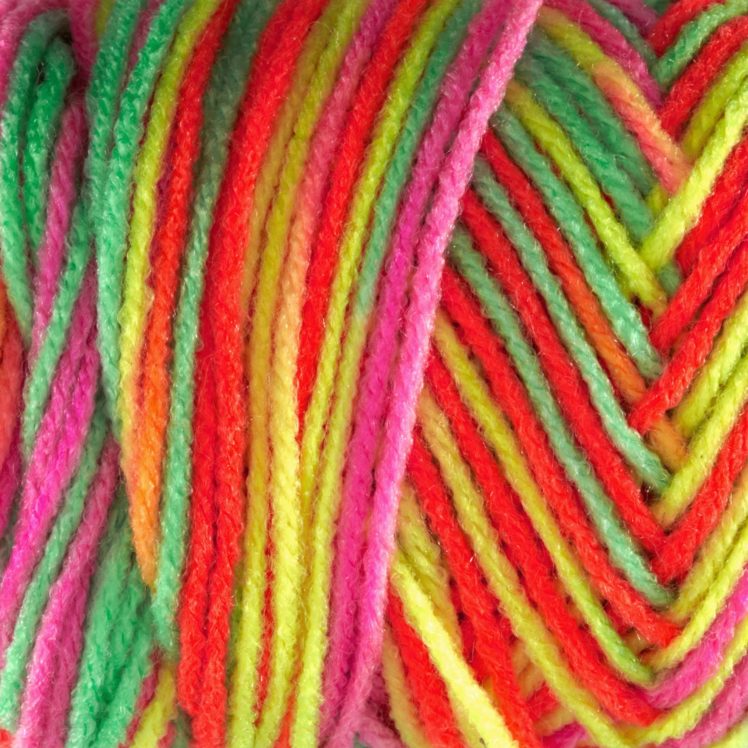 Yarn, String, Pattern, Knitting, Rope, Psychedelic, - Red Heart Super Saver Day Glow , HD Wallpaper & Backgrounds