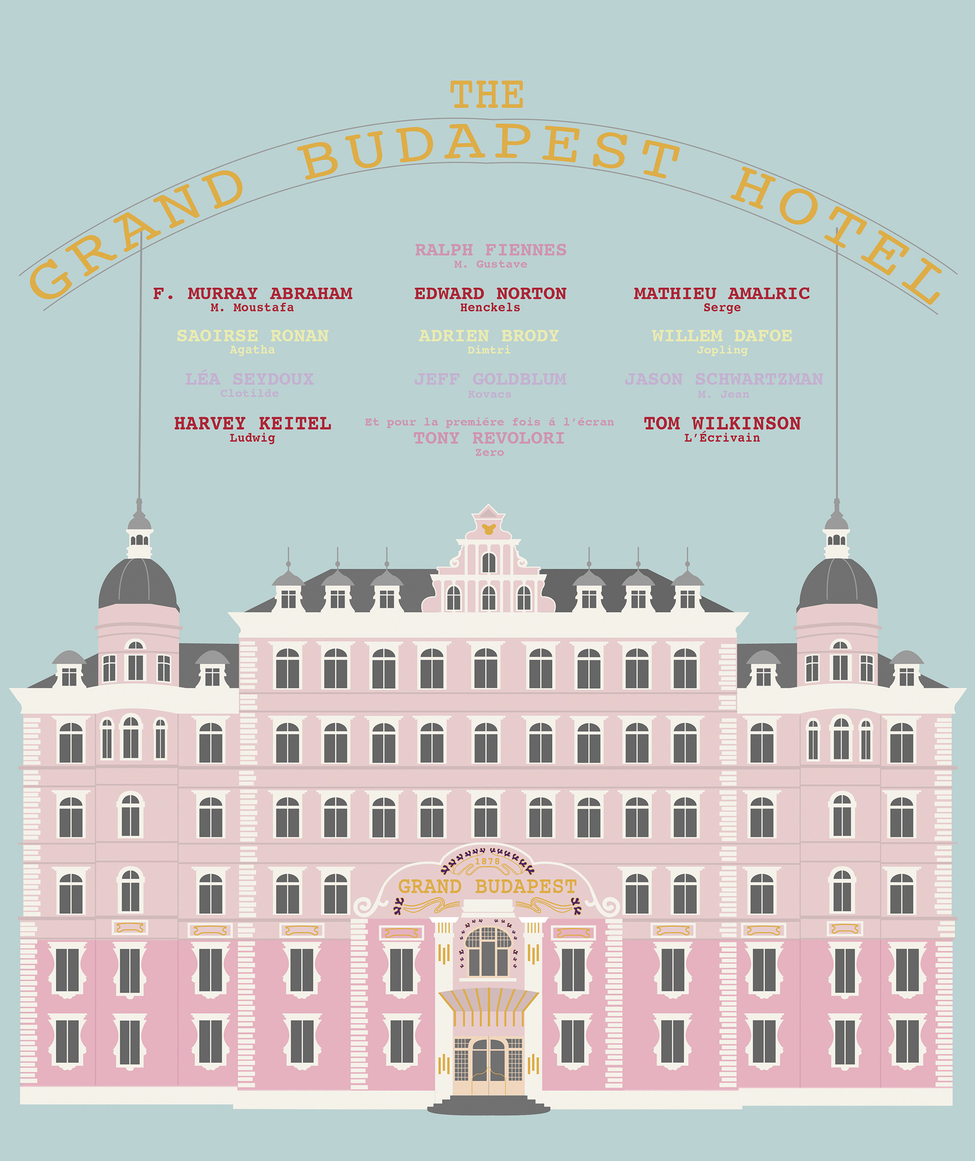 The Grand Budapest Hotel Wallpaper Grand Budapest Hotel - Food Breakfast Word Search , HD Wallpaper & Backgrounds
