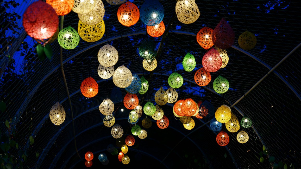 Lanterns Yarn Design Night - Yarn Lanterns , HD Wallpaper & Backgrounds