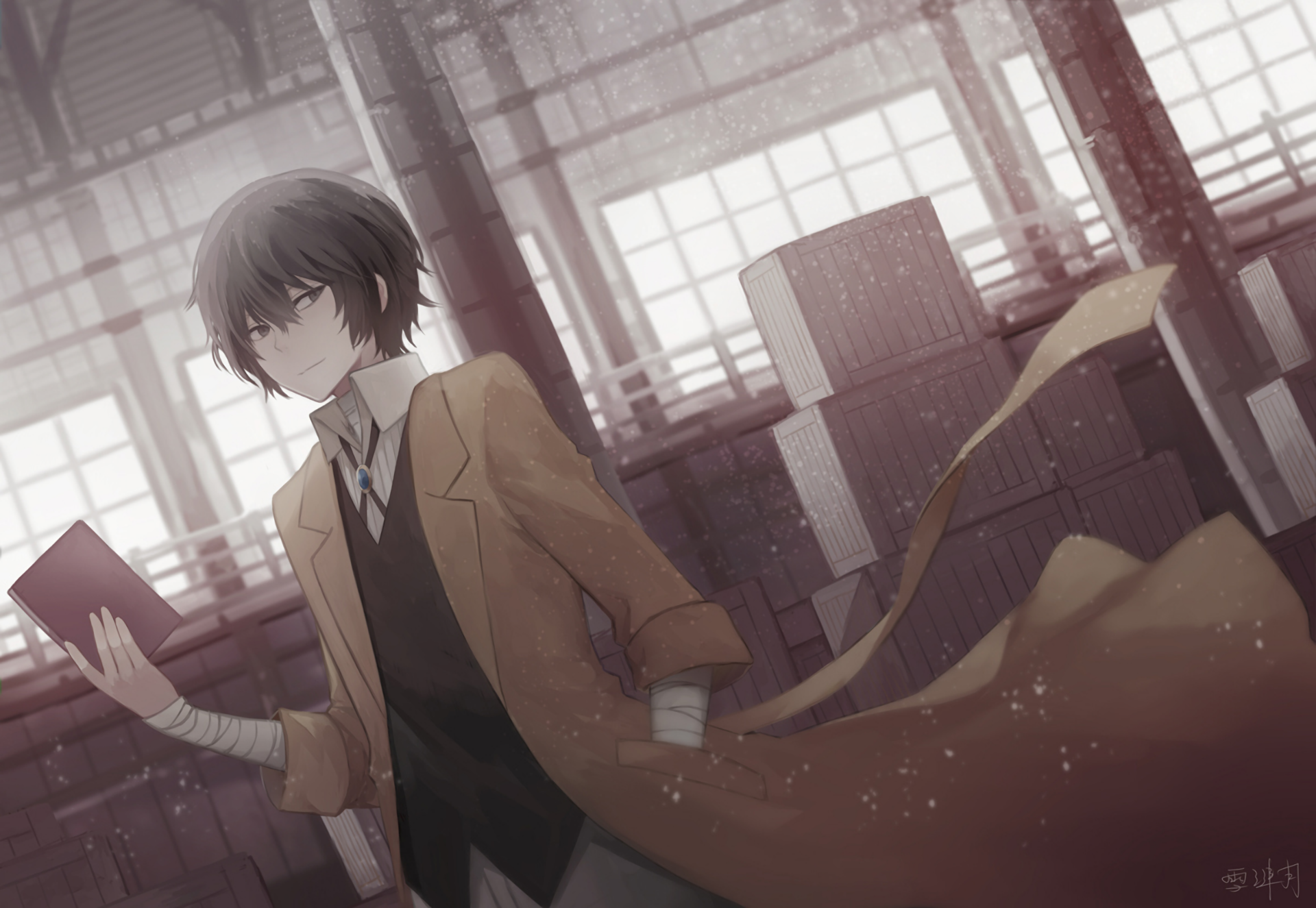 Bungou Stray Dogs Dazai , HD Wallpaper & Backgrounds