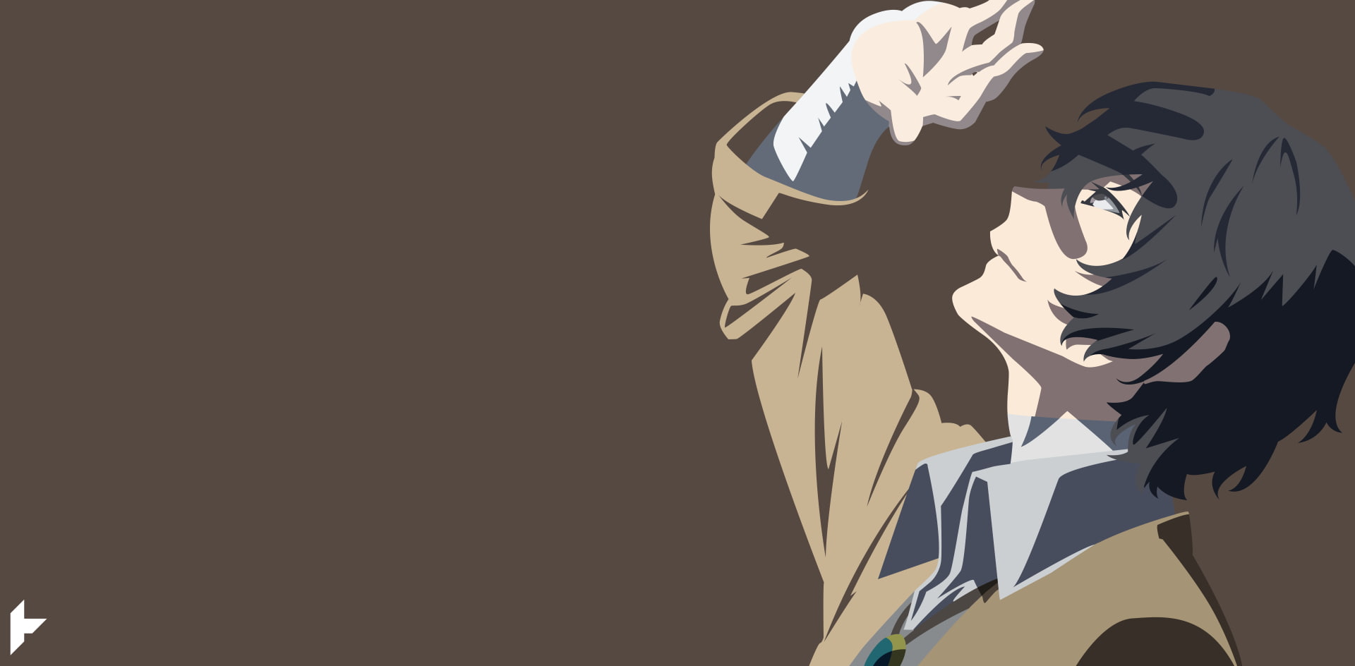 Dazai Osamu, Bungou Stray Dogs, Looking Away, Anime, - Bungou Stray Dog Osamu Dazai , HD Wallpaper & Backgrounds