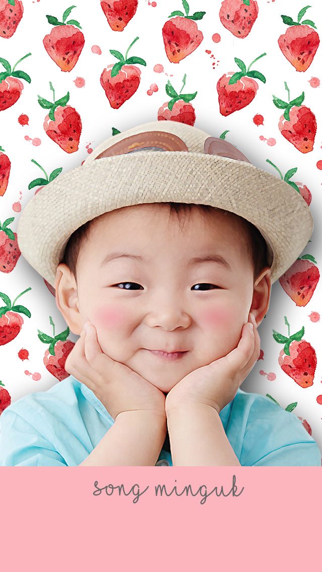 Wallpaper Minguk Strawberry - Song Triplets , HD Wallpaper & Backgrounds