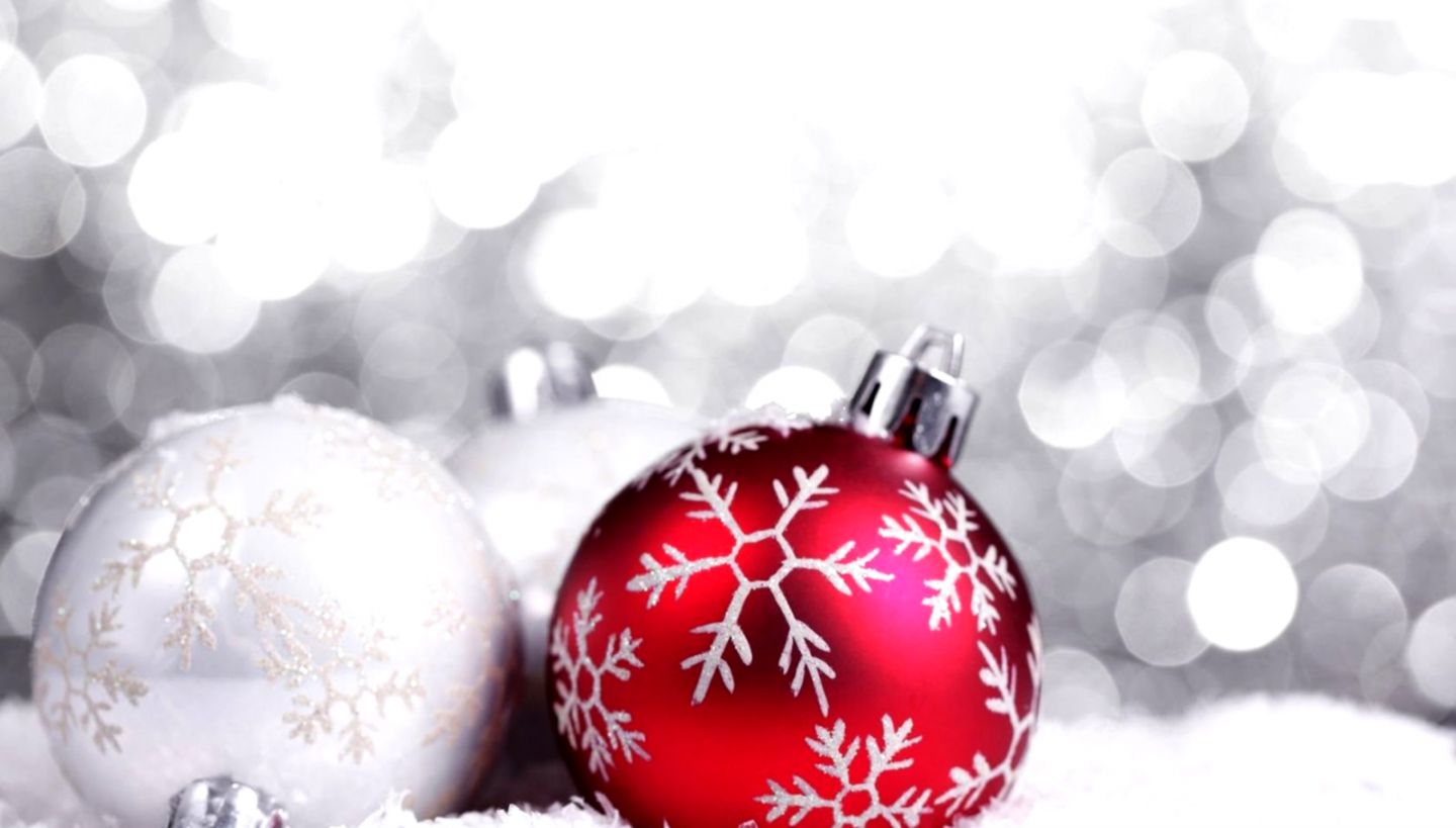 Christmas Flower Bulb Wallpapers Desktop Background - White Christmas Images Hd , HD Wallpaper & Backgrounds