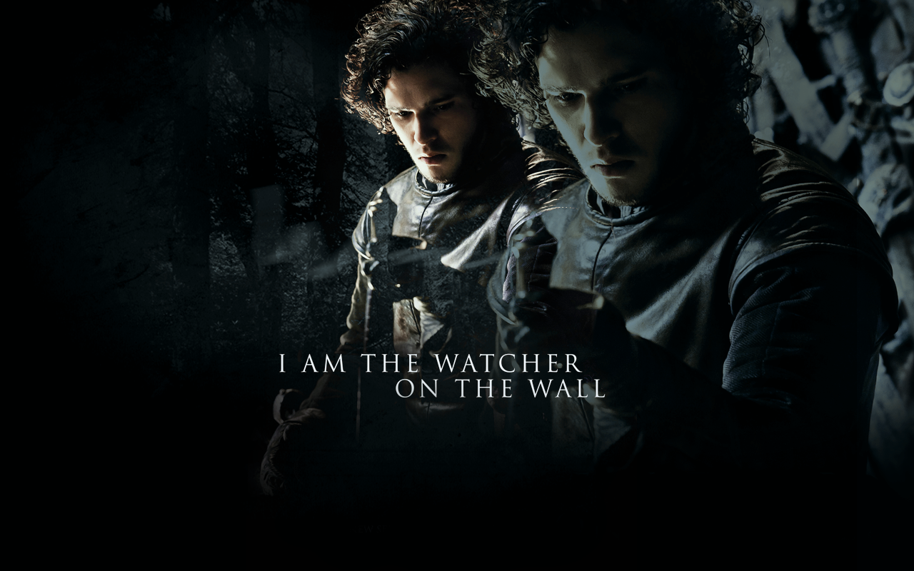 Jon Snow, 998th Lord Commander Of The Night's Watch - Am The Watcher On The Wall , HD Wallpaper & Backgrounds