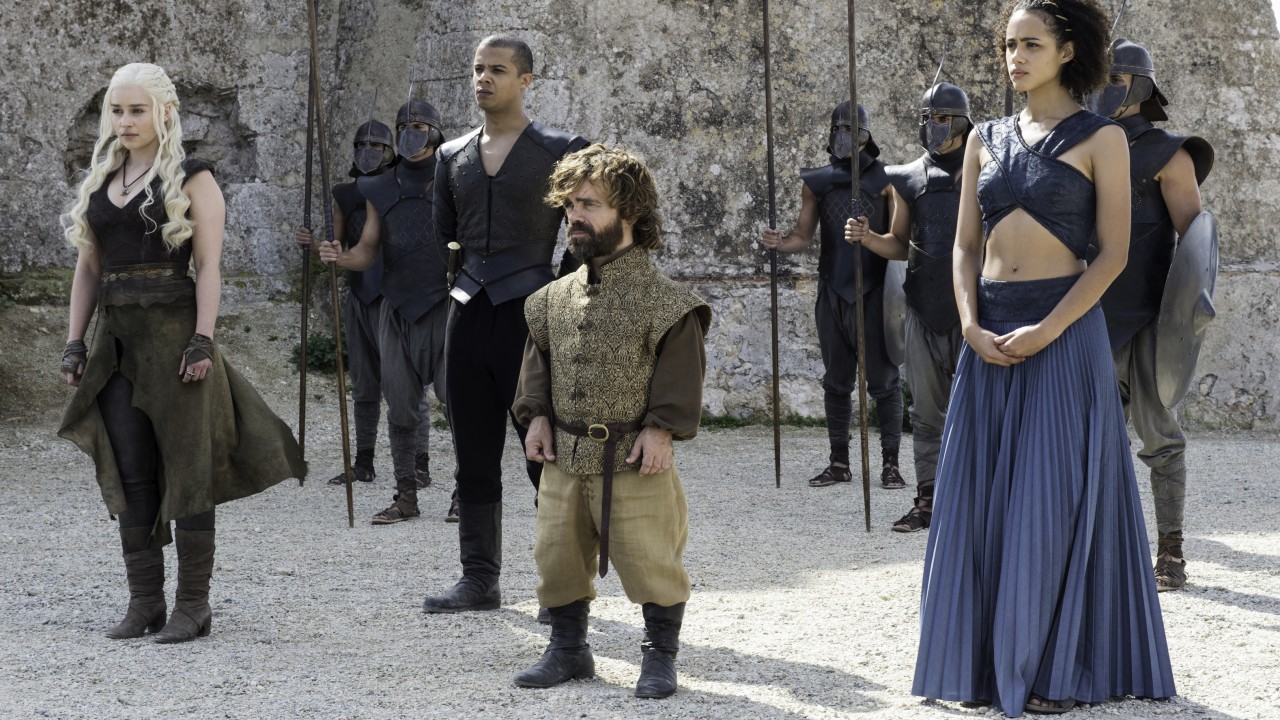 Daenerys Targaryen, Grey Worm, Tyrion Lannister, Missandei, - Game Of Thrones Season 8 Costumes , HD Wallpaper & Backgrounds