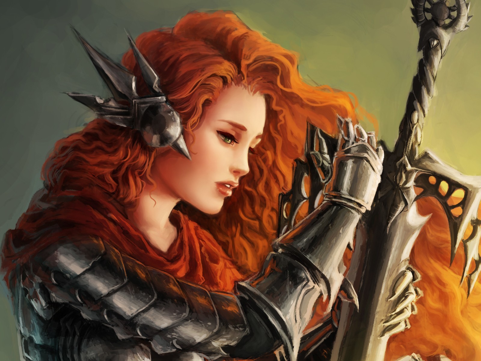 Tumblr Girl Wallpaper - Fantasy Art Warrior Women , HD Wallpaper & Backgrounds