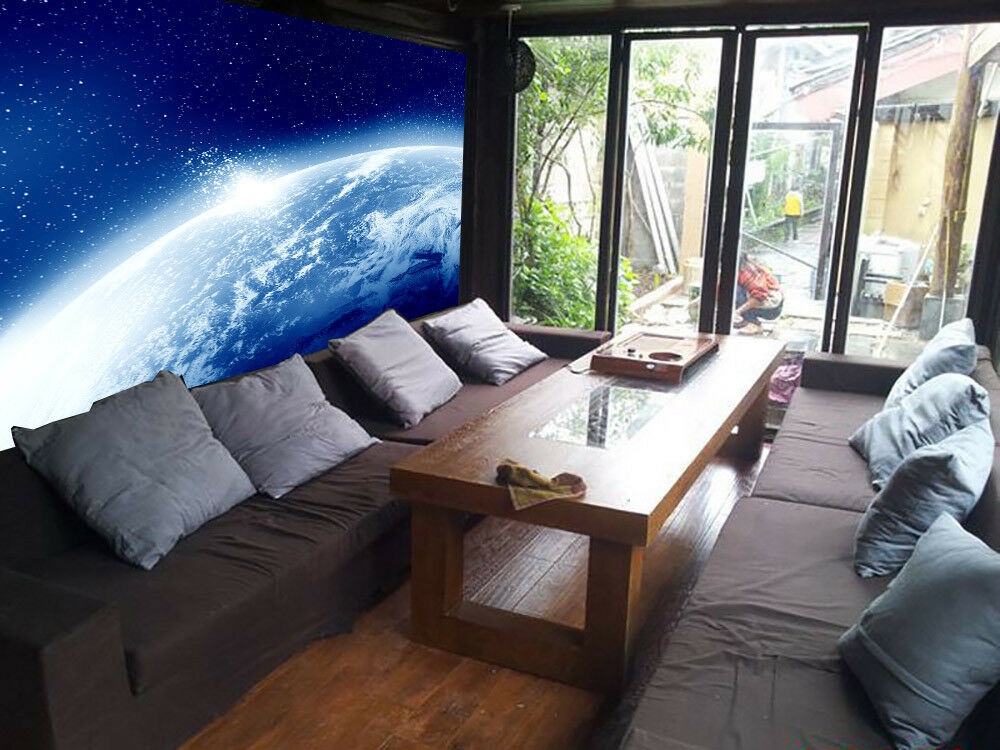 3d Sky Moon Galaxy 24 Wallpaper Mural Mural Mural Paper - Mural , HD Wallpaper & Backgrounds