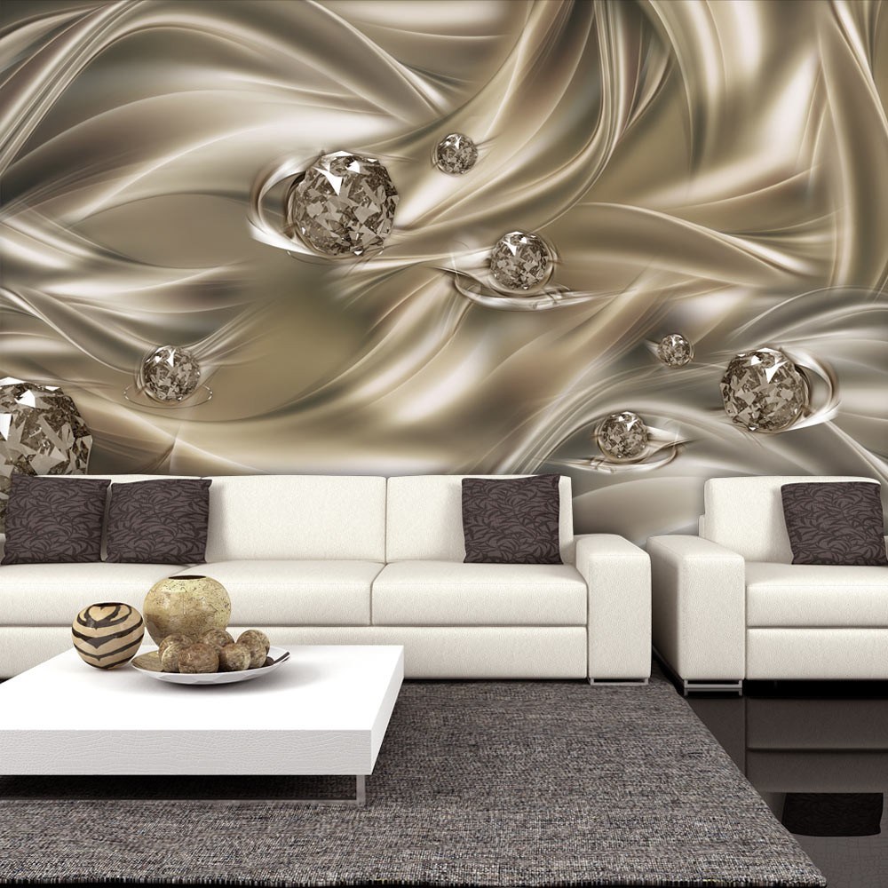 3d Wallpaper Murals Uk - Glam Wallpaper For Living Room , HD Wallpaper & Backgrounds