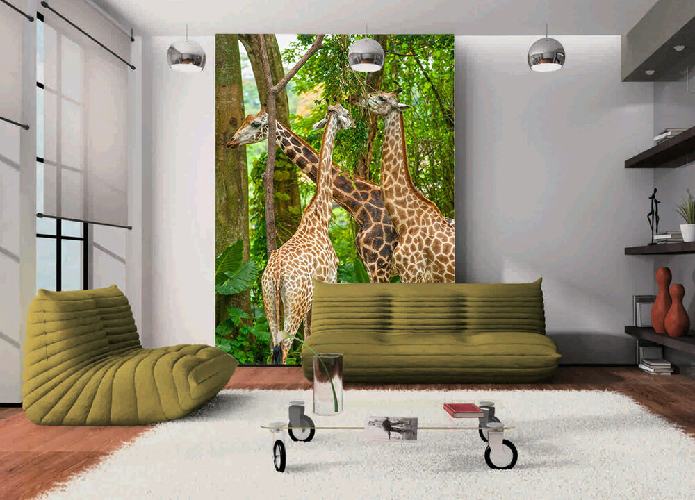 3d Grove Giraffe 873 Wallpaper Mural Paper Wall Print - Wallpaper , HD Wallpaper & Backgrounds
