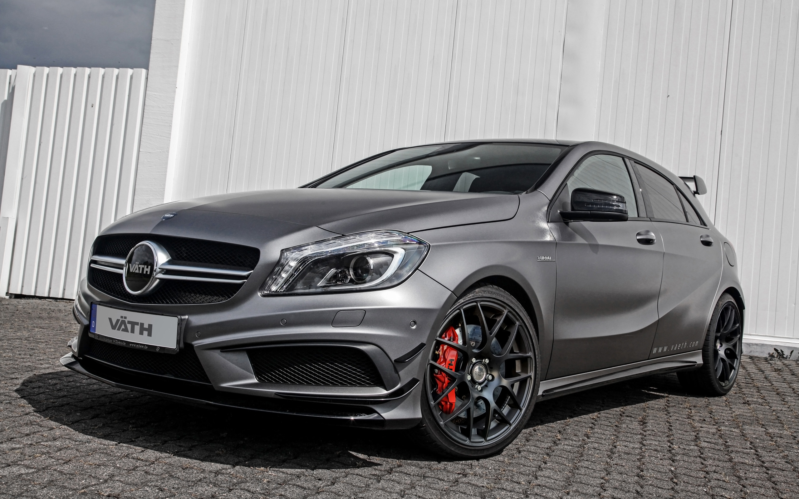 2014 Vaeth Mercedes Benz A45 Amg - Mercedes Amg A45 Black , HD Wallpaper & Backgrounds