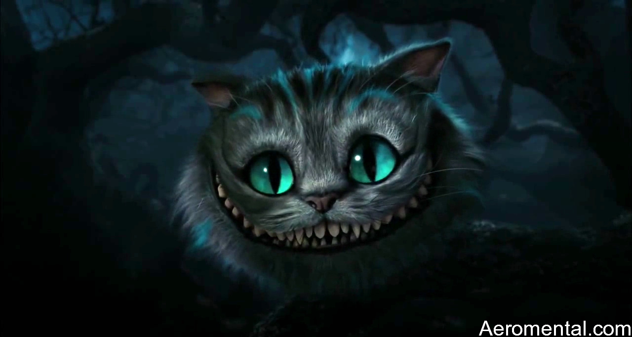 Trailer De Alicia En El País De Las Maravillas En Hd - Alice In Wonderland Cheshire Cat Face , HD Wallpaper & Backgrounds
