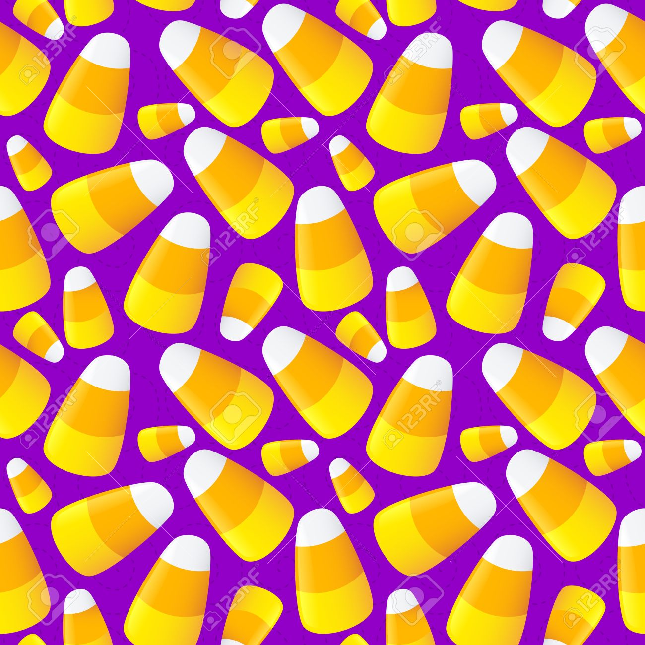 Candy Corn Seamless Pattern For Halloween , HD Wallpaper & Backgrounds