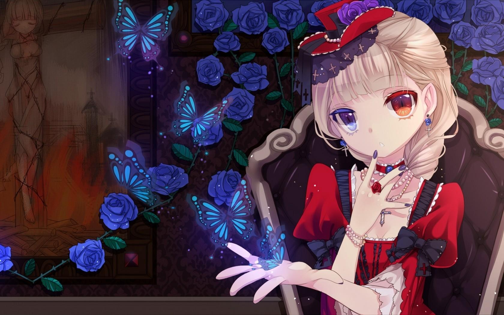 Alicia En El Pais De Las Maravillas - Alice In Wonderland Dark Anime Hd , HD Wallpaper & Backgrounds