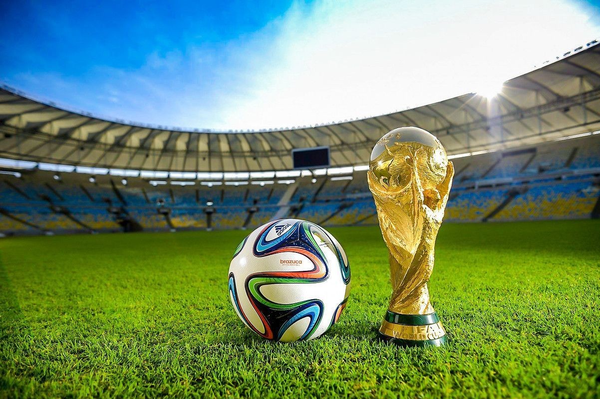 2014 Fifa World Cup Stadium Aerial View Iphone 6 Wallpaper - Full Form Of Fifa World Cup , HD Wallpaper & Backgrounds