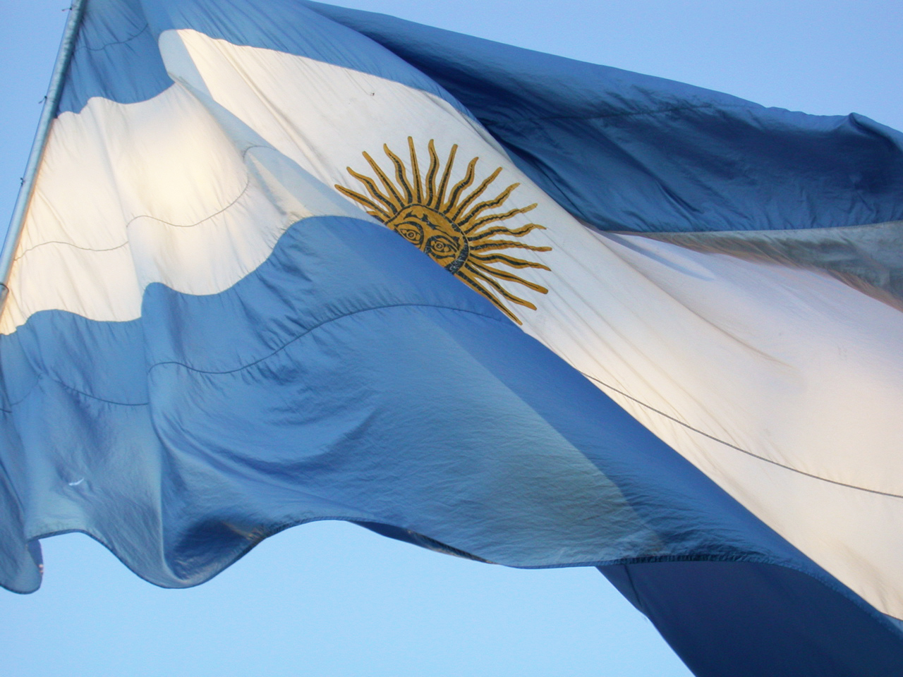 Argentina Se Encuentra Ante Su Segundo Default En 13 - Flag Of Argentina , HD Wallpaper & Backgrounds
